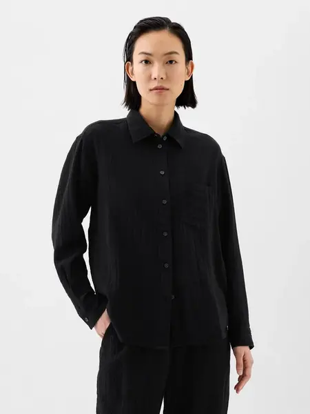 GAP Mušelínová košile oversize - Dámské