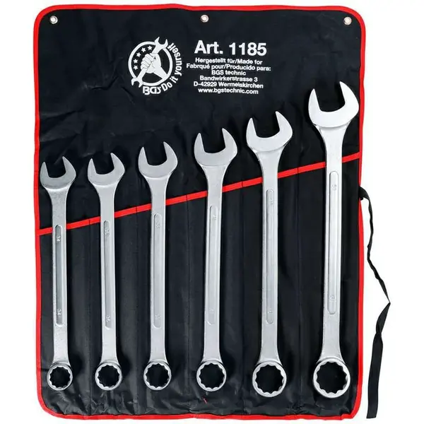 BGS Do it yourself Očkoploché klíče OK 34 - 50 mm, extra dlouhé XXL. 6ks - BGS 1185