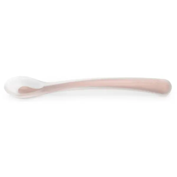 Suavinex Colour Essence Silicone Spoon lžička 4 m+ Marshmallow Nude 1 ks