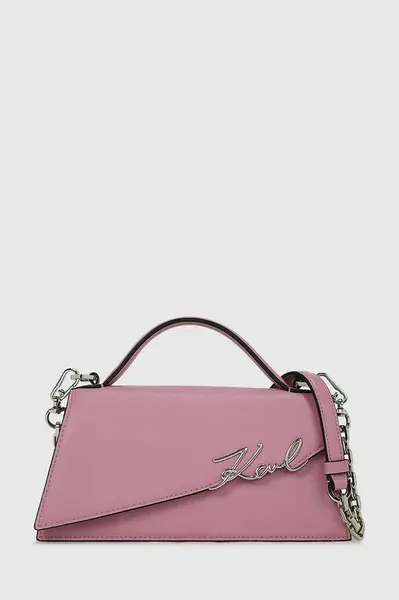 Karl Lagerfeld  Kožená kabelka  K/SIGNATURE