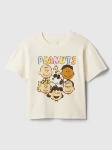 Dětské tričko GAP & Peanuts Snoopy - Holky