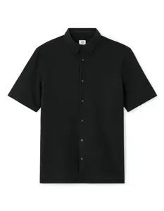Černá košile Celio Lahemc s krátkým rukávem