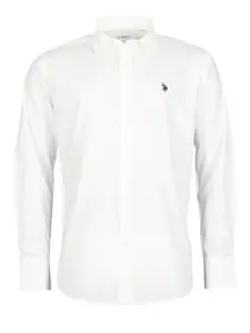 U.S. POLO ASSN. Košeľa  čierna / biela