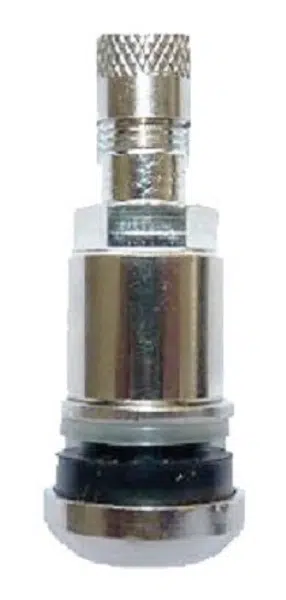 Ferdus Bezdušový ventil TR525 MS, černý nikl, otvor v disku 11,5 mm, délka ventilu 42 mm - 1 kus Varianta: hliník. otvor v ráfku 11.5 mm. délka 42 mm…