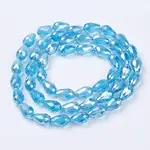 Electroplate Glass Beads Strands