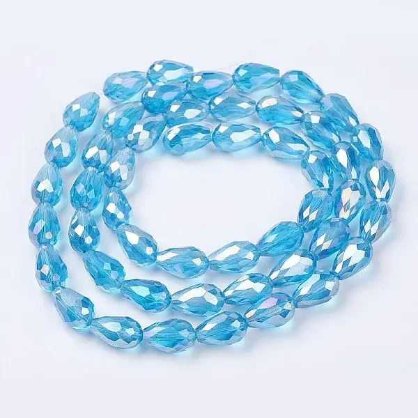 Electroplate Glass Beads Strands