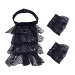 Polyester Detachable Flower Lace Collar Sets for Women