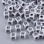 White Opaque Acrylic Beads