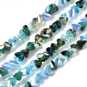 Electroplate Glass Beads Strands