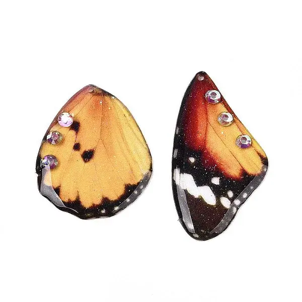 Epoxy Resin Butterfly Wing Pendants
