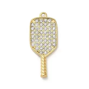 304 Stainless Steel Micro Pave Cubic Zirconia Pendants