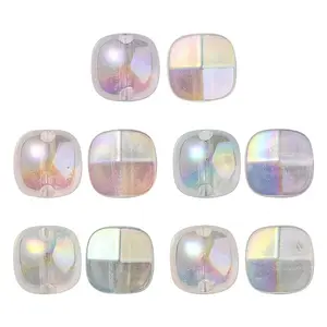 UV Plating Luminous Transparent Acrylic Beads