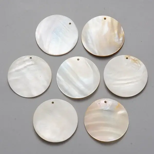 Natural Freshwater Shell Pendants