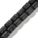 Synthetic Lava Rock Dyed Beads Strands