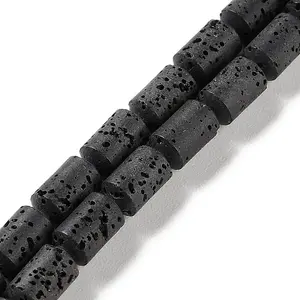Synthetic Lava Rock Dyed Beads Strands