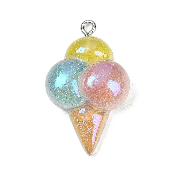 Transparent Resin Pendants