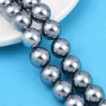 Electroplate Glass Pearl Beads Strands