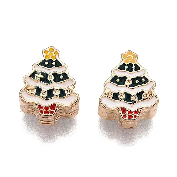 Alloy Enamel European Beads