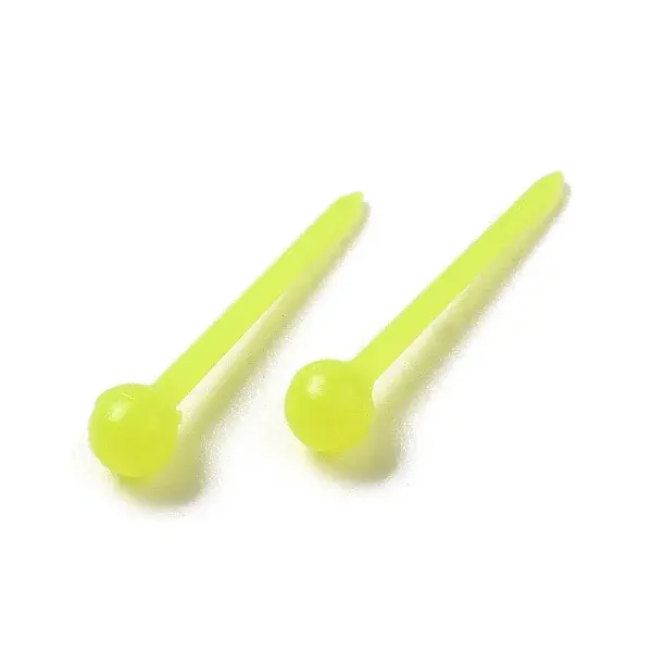 Plastic Tiny Ball Stud Earrings