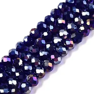 Electroplate Glass Beads Strands