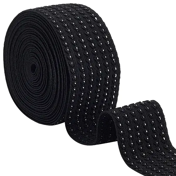 5 Yards Flat Polyester Elastic Wide Band