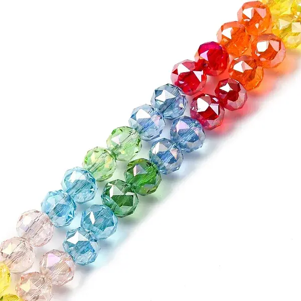 Transparent Glass Beads Strands
