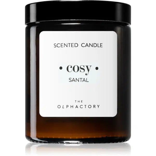 Ambientair The Olphactory Santal vonná svíčka (brown) Cosy 135 g