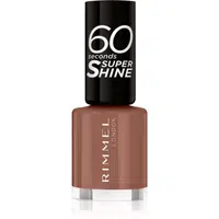 Rimmel 60 Seconds Super Shine lak na nehty odstín 101 Taupe Throwback 8 ml