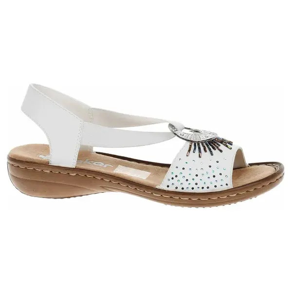 Dámské sandály Rieker 60880-80 weiss 40
