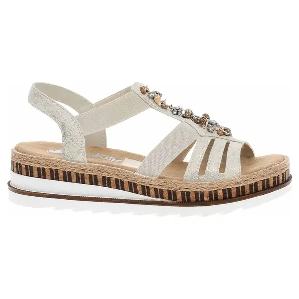 Dámské sandály Rieker V7949-90 gold 38