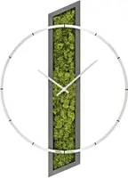 AMS Design Nástěnné hodiny s přírodním mechem 9605