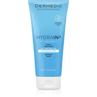 Dermedic Hydrain3 Hialuro krémový čisticí gel pro dehydratovanou suchou pleť 200 ml
