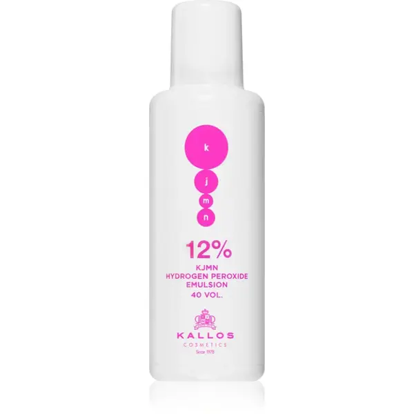 Kallos KJMN Professional Hydrogen Peroxide aktivační emulze 12 % 40 vol. pro profesionální použití 100 ml