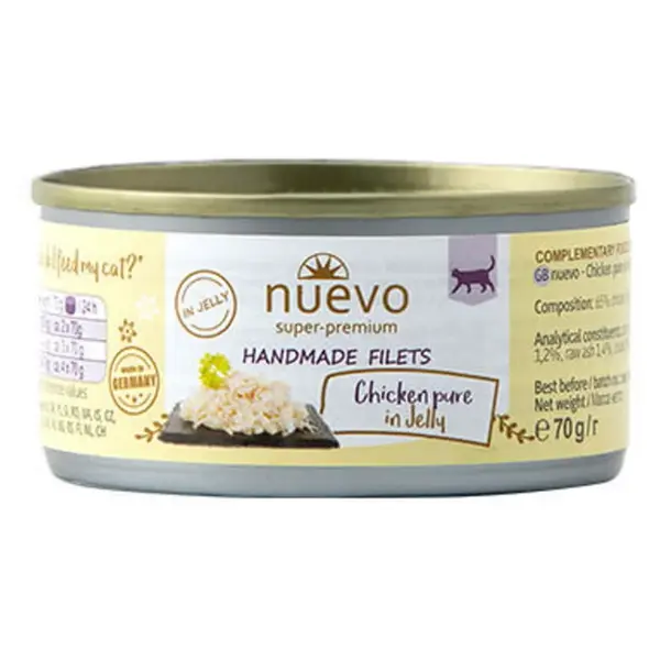 NUEVO Handmade Pure kuře v želé konzerva pro kočky 70 g