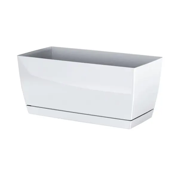 Truhlík s miskou COUBI CASE P bílý 24cm