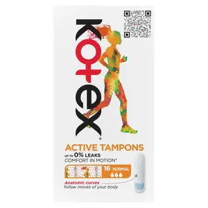 KOTEX Active Tampony Normal 16 kusů
