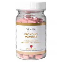 VENIRA Vitamíny pro kojící ženy malina 60 srdíček