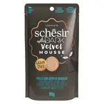 SCHESIR After Dark Velvet Mousse kapsička pro kočky kuře a vejce 80 g