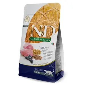 N&D Ancestral Grain Lamb & Blueberry Adult pro dospělé kočky 1,5 kg