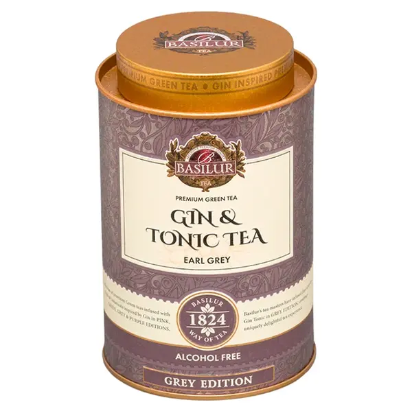 BASILUR Gin & tonic earl grey zelený čaj 75 g