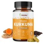 BLENDEA Kurkuma + Pipperin BIO 90 kapslí