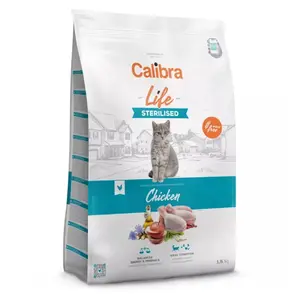 CALIBRA Life Sterilised Chicken granule pro kastrované/ste­rilizované kočky 1,5 kg