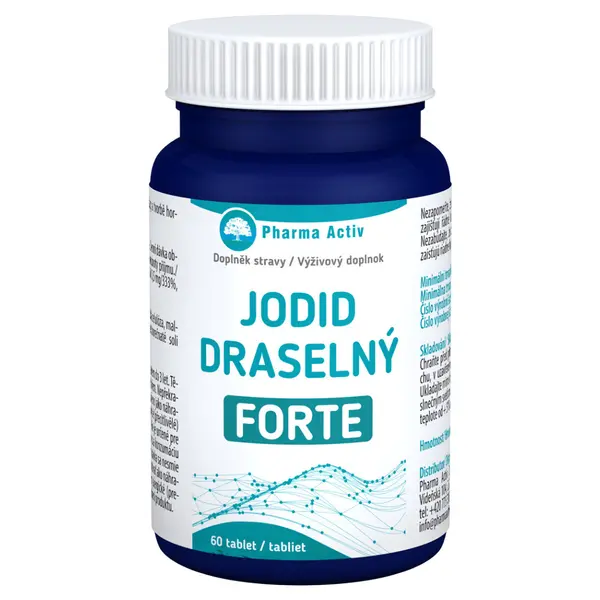 PHARMA ACTIV Jodid draselný forte 60 tablet