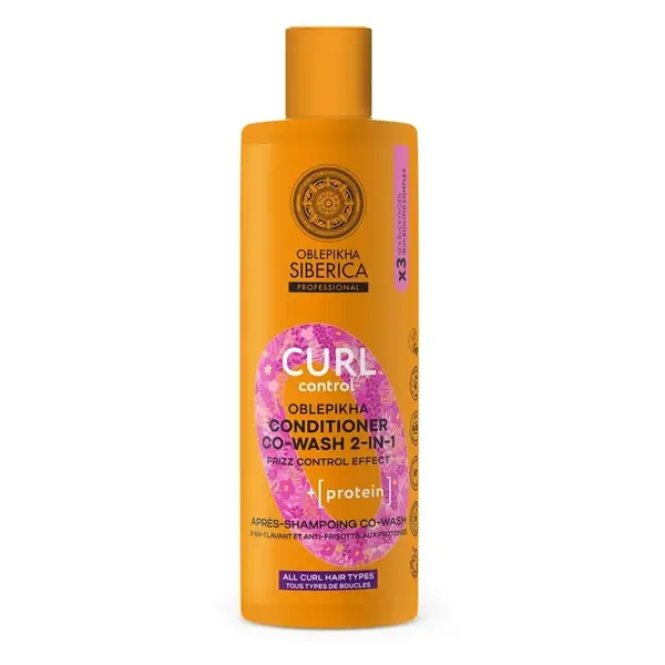 NATURA SIBERICA O Curl Control Proteinový 2v1 Kondicionér 400 ml