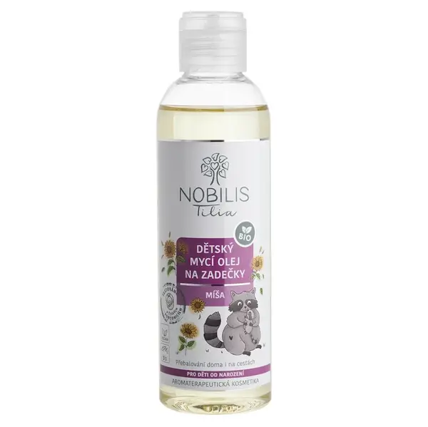 NOBILIS TILIA Dětský mycí olej na zadečky Míša 200 ml