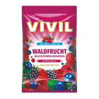 VIVIL Multivitamín lesní plody drops bez cukru 120 g