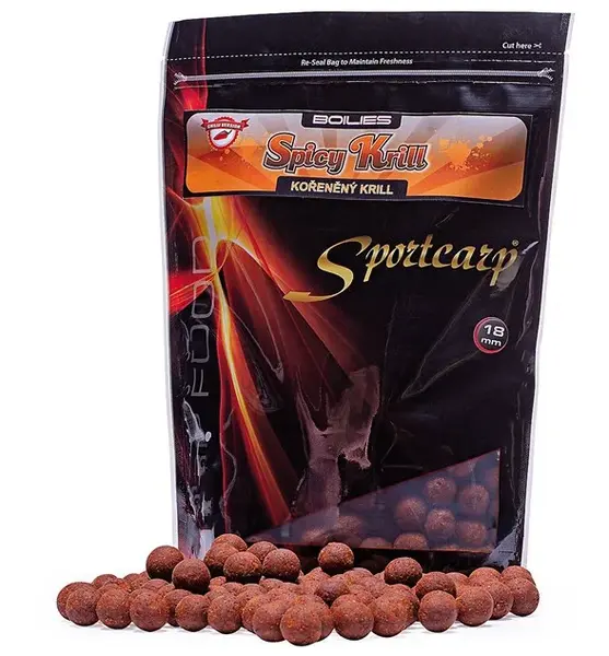 Sportcarp boilie spicy krill - 800 g 20 mm