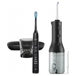 PHILIPS Sonicare 9000 DiamondClean black + Power Flosser black HX3886/43