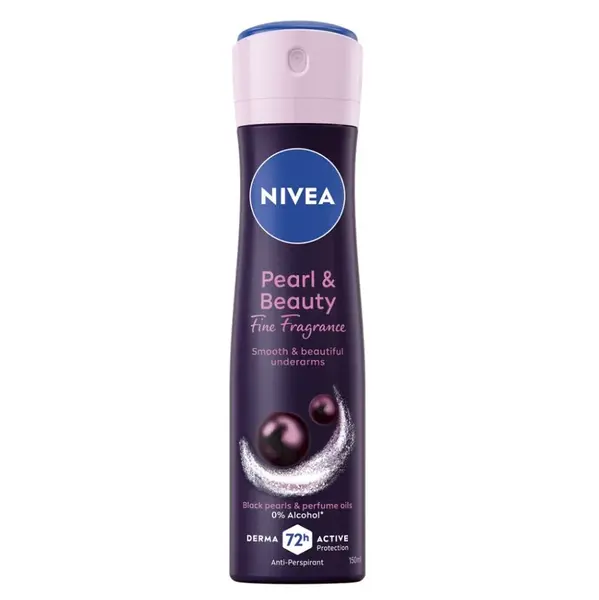 NIVEA Pearl & Beauty Black Sprej antiperspirant 150 ml