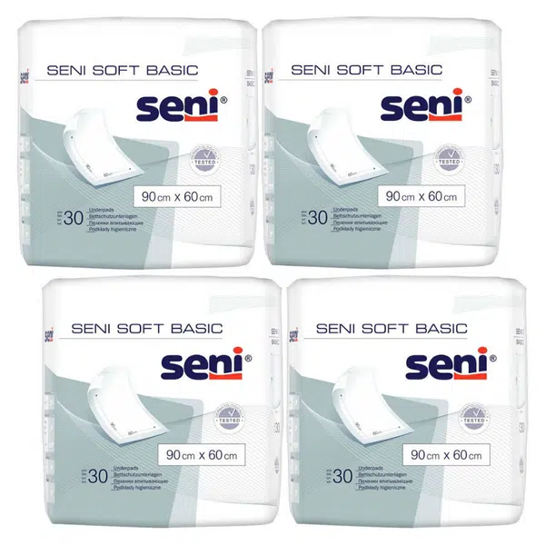 SENI Soft basic absorpční podložky 90 x 60 cm 10 kusů